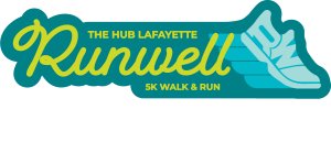 The Hub Lafayette Runwell 5K Walk/Run Logo