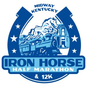 The Iron Horse Half Marathon, 12k & 5k Logo