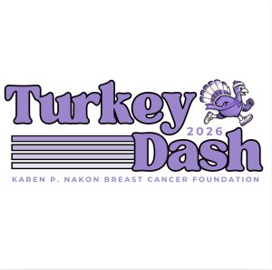 The Karen P Nakon Turkey Dash Logo