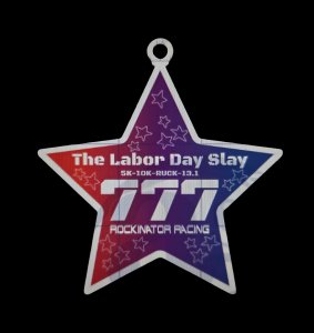 The Labor Day Slay 5K-10K-10K-RUCK & Half Marathon Logo