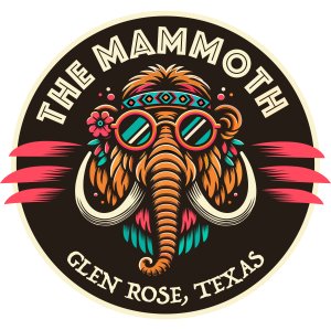 The Mammoth Glen Rose, TX - 100K - 50K - 25K - 10K - 5K and Mighty Mammoth 1K Fun Run Logo