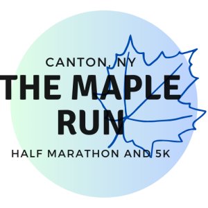 The Maple Run Half Marathon and 5K Logo