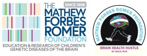 The Mathew Forbes Romer Foundation 5K for Brain Health - Brain Health Hustle Logo