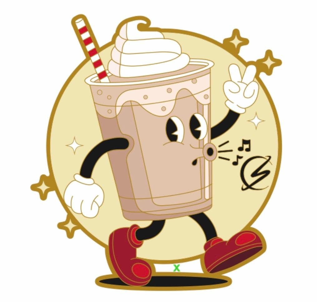 The Milkshake Meander - Wales Logo
