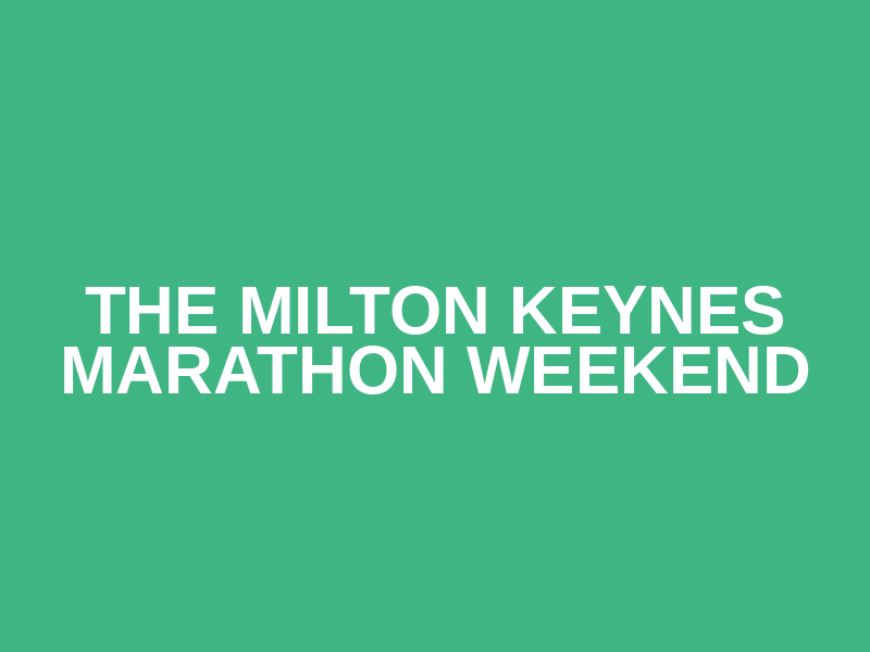 The Milton Keynes Marathon Weekend Logo