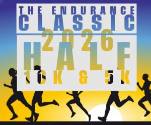 The NJ Endurance Classic Half Marathon, 10K, and 5K Logo