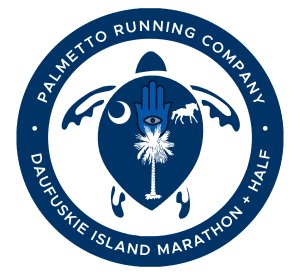 The Palmetto Running Company's Daufuskie Island Marathon and Half Logo