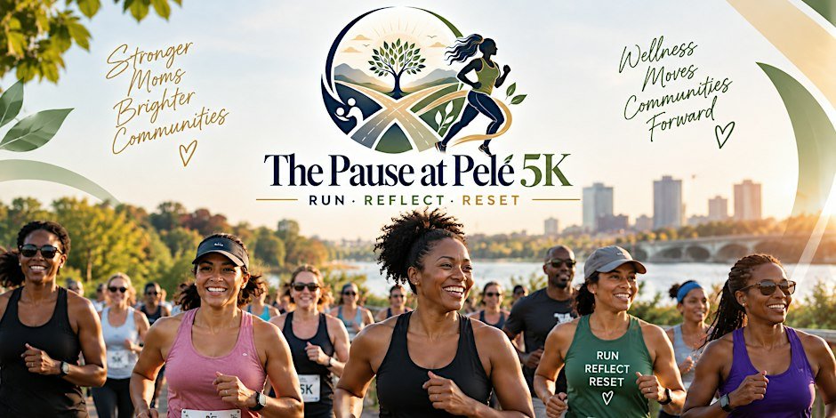 The Pause at Pele 5K Logo