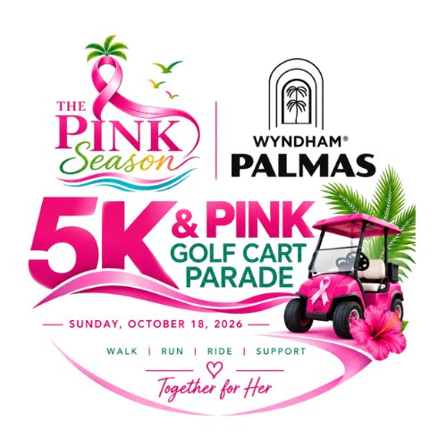 The Pink Season 2026 – 5K Walk & Pink Golf Cart Parade Logo