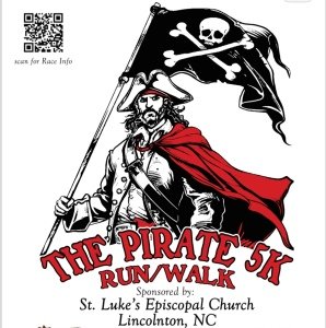 The Pirate 5k Run/Walk Logo