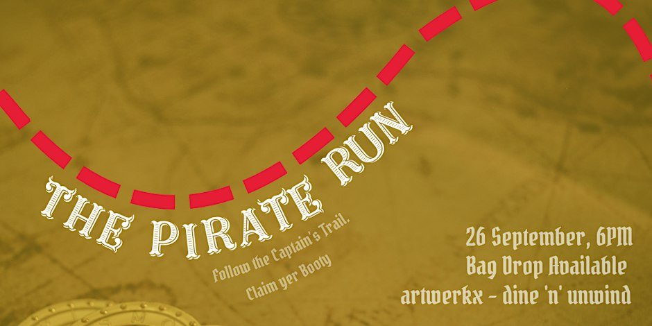 THE PIRATE RUN!!! (by Recess Run Club) Logo
