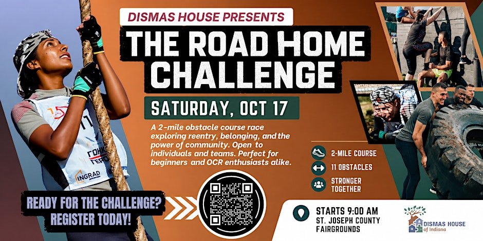 The Road Home Challenge: An Obstacle Course Race Logo