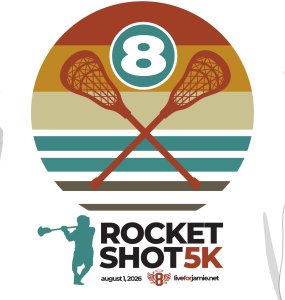 THE ROCKETSHOT 5K (in memory of Jamie McHenry) Logo