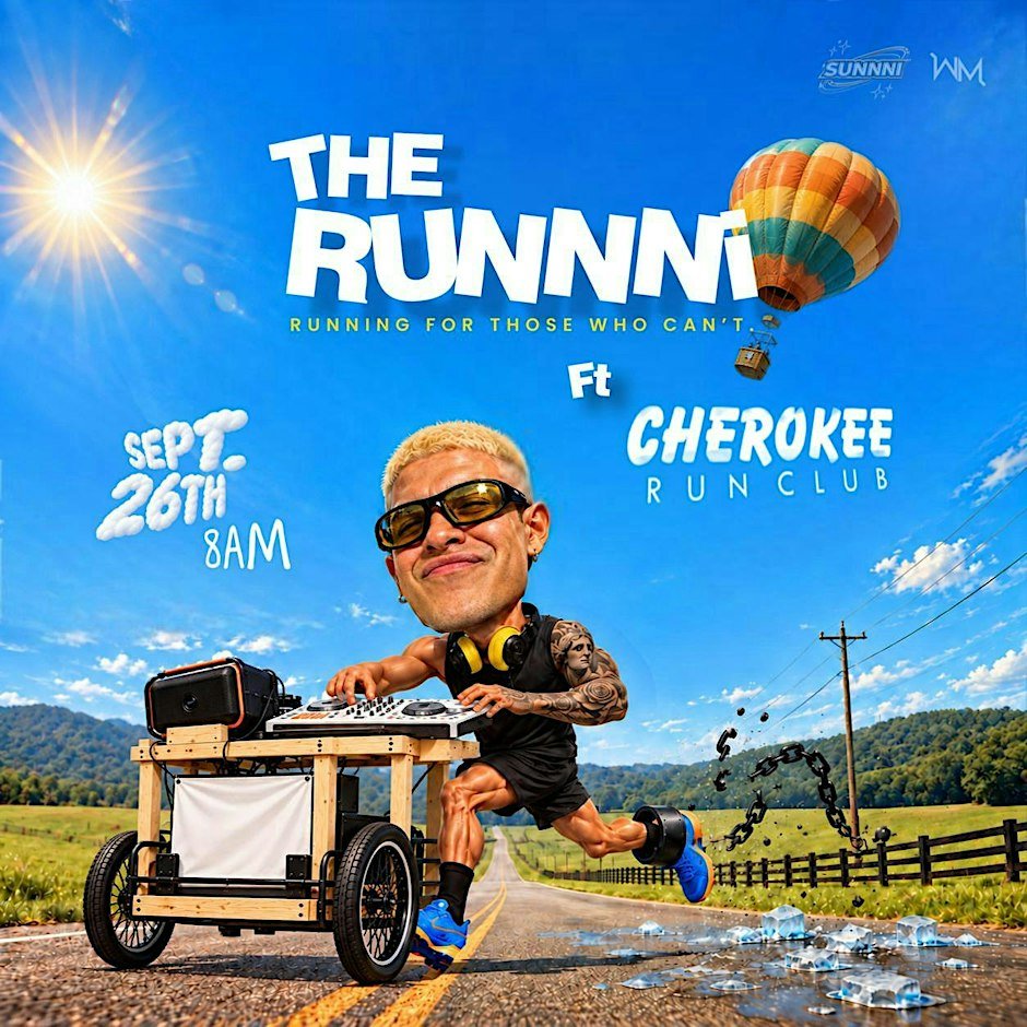 THE RUNNNi ft Cherokee Run Club Logo
