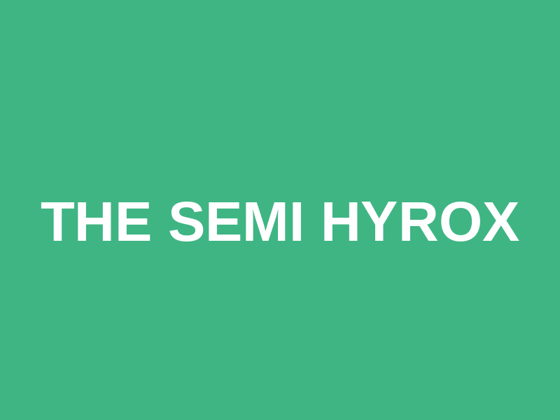 The Semi Hyrox Logo