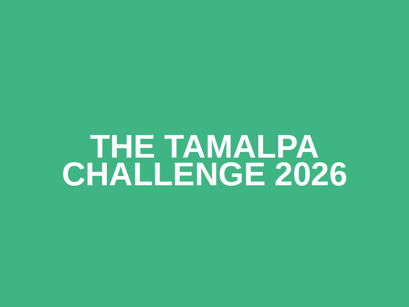 The Tamalpa Challenge 2026