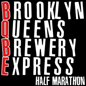The Brooklyn Queens Brewery Express Half Marathon Logo