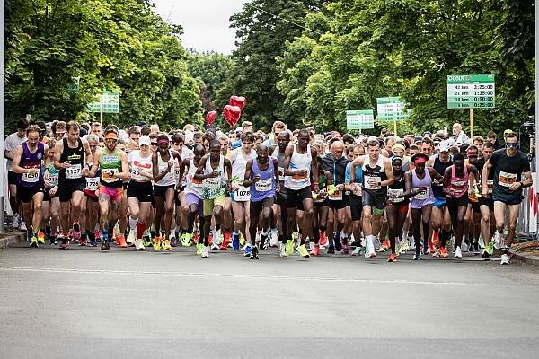 The Three Hearts Marathon Logo