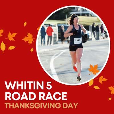 The Whitin Five Mile Race & Two Mile Health Walk Logo