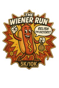 The Wiener Run - Little Rock Logo