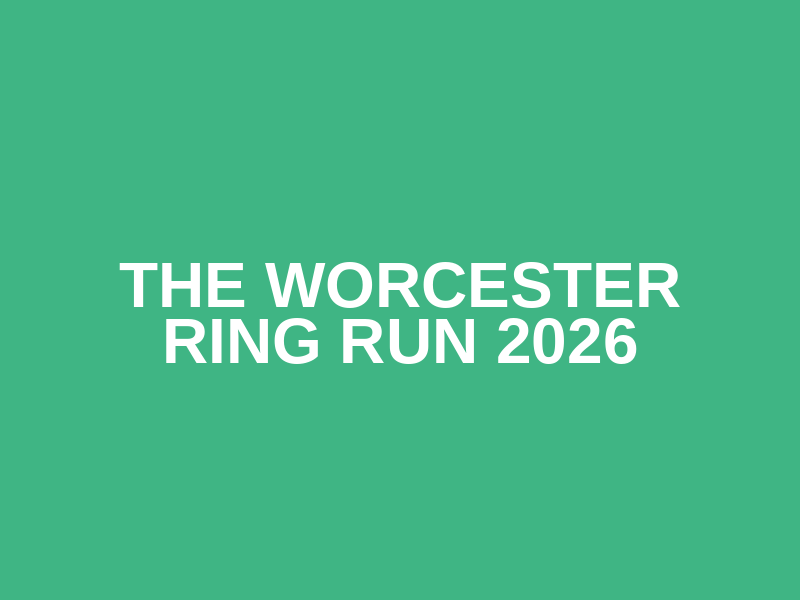 The Worcester Ring Run 2026 Logo