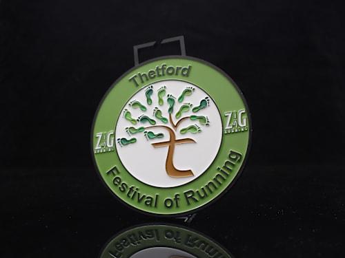 Thetford Festival of Running Logo