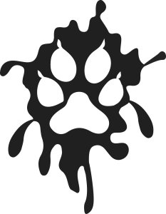 Thomas College Dirty Dog Mud Run Logo