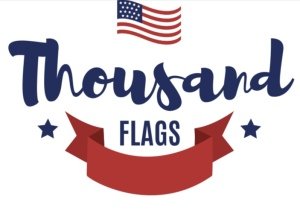 THOUSAND FLAGS FUN RUN Logo