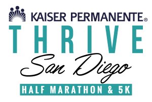 Thrive San Diego Half Marathon & 5K Logo
