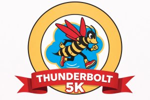 Thunderbolt 5k and 1Mile Walk Logo