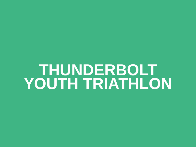 Thunderbolt Youth Triathlon Logo