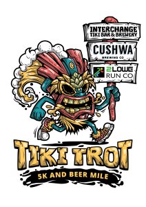 Tiki Trot 5K, Beer Mile & Tiki-tizer Mile Logo