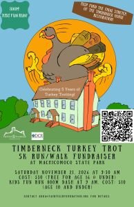 Timberneck Turkey Trot 5k Run/Walk Fundraiser Logo
