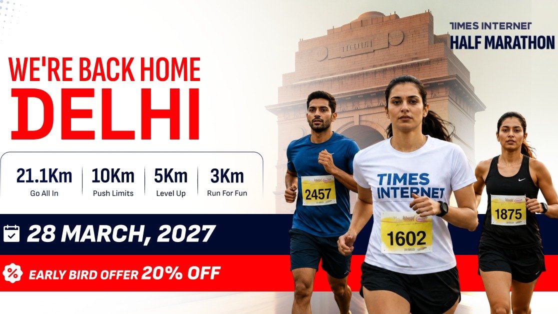 Times Internet Half Marathon - Delhi
