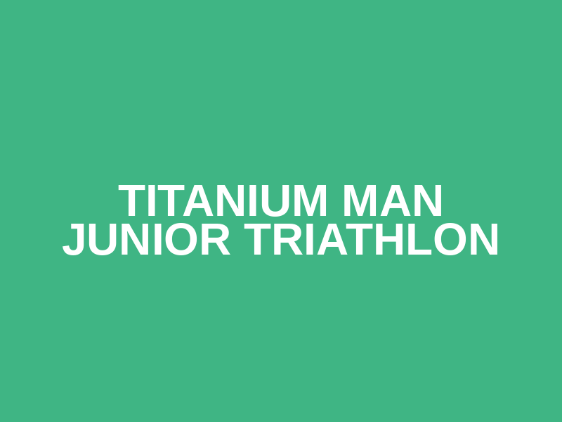 Titanium Man Junior Triathlon Logo