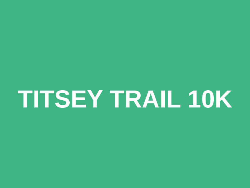 Titsey Trail 10k Logo
