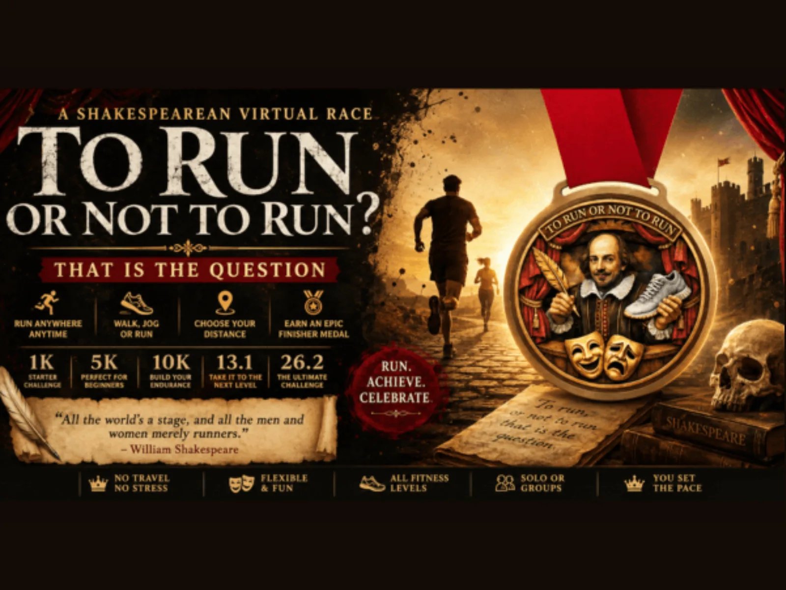To Run or Not To Run Logo