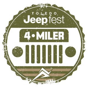 TOLEDO JEEP® FEST 4-MILER Logo