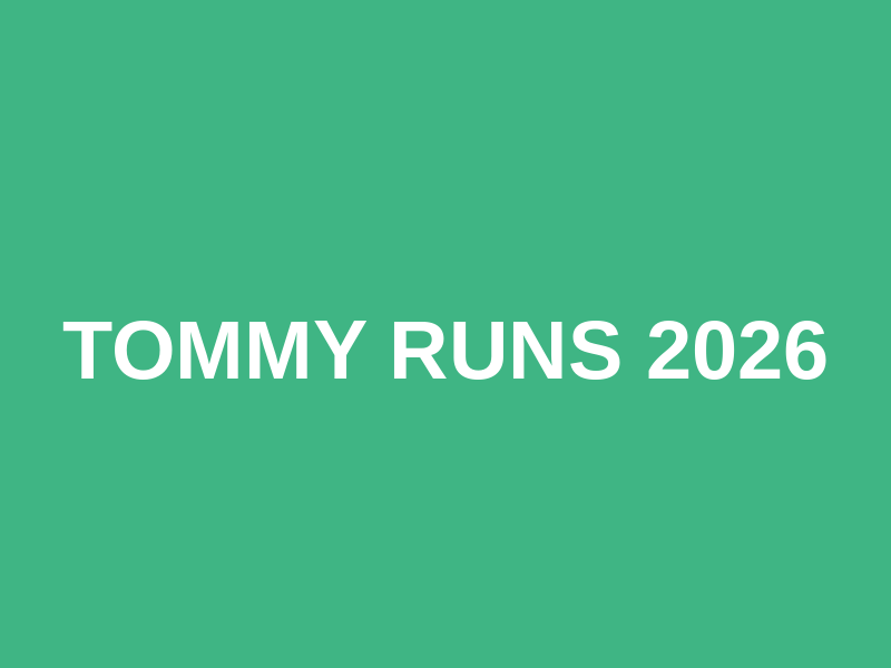 TOMMY RUNS 2026 Logo
