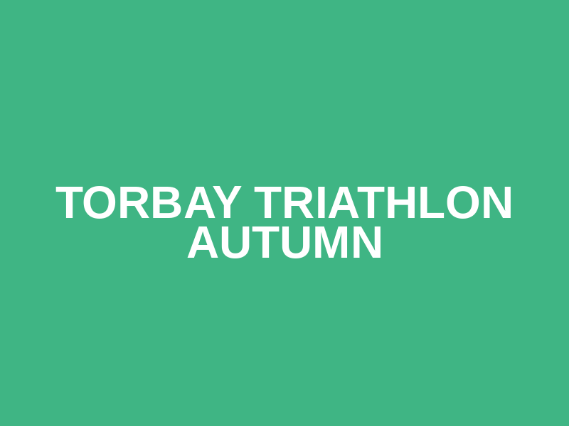 Torbay Triathlon Autumn Logo