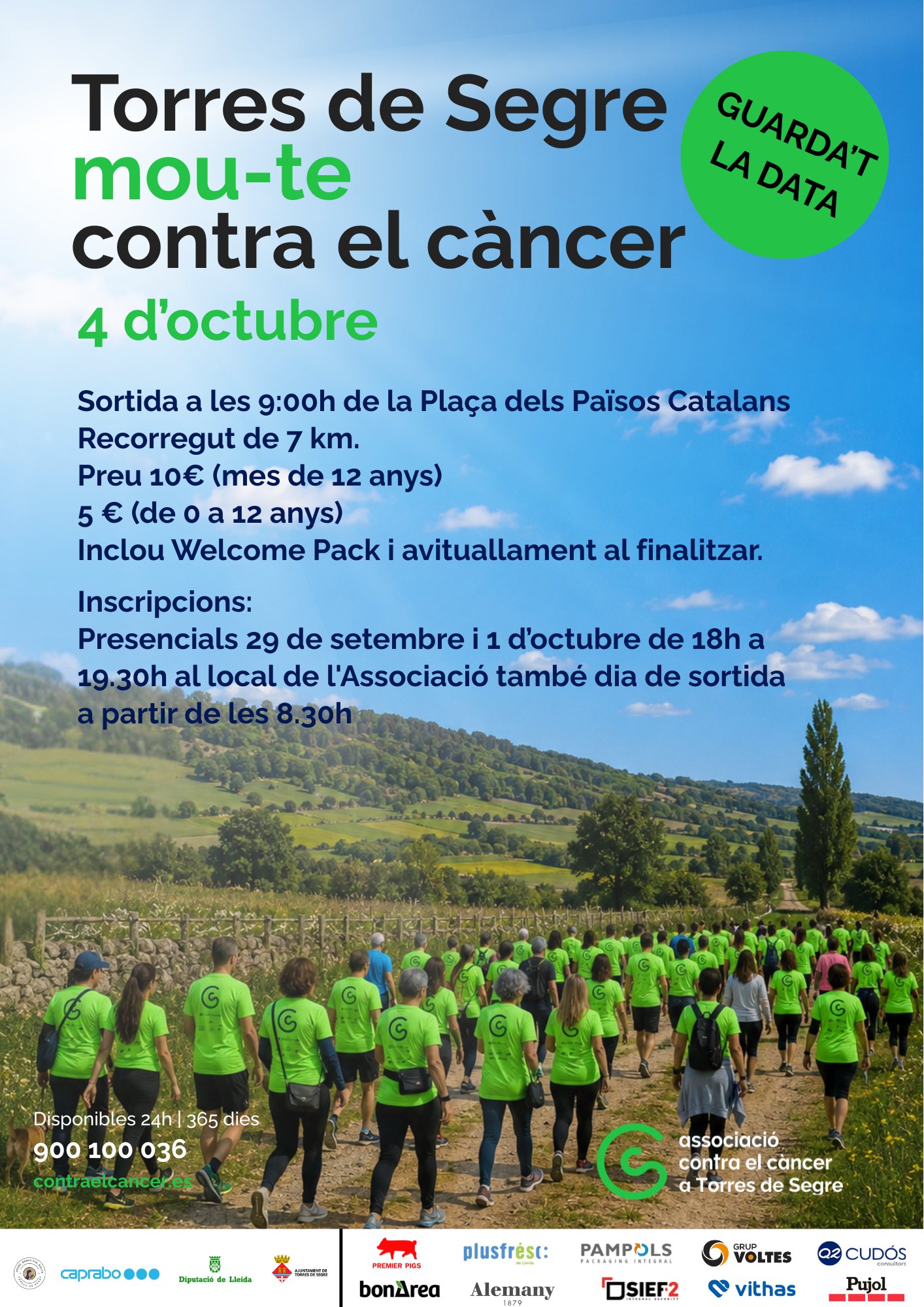 Torres de Segre Mou-te Contra el Càncer
