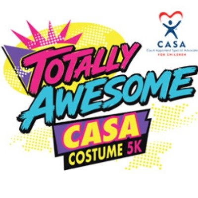 Totally Awesome CASA Costume 5K Logo