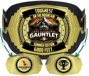 Toughest Alive: Lazy Mountain Gauntlet! Logo