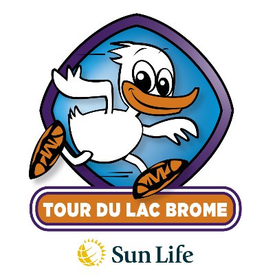 Tour du Lac Brome Sun Life Logo