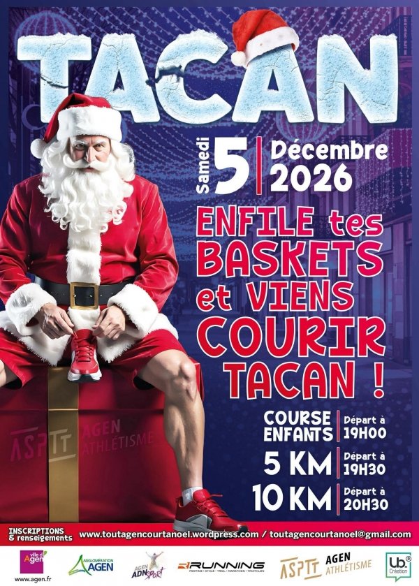 Tout Agen Court à Noël Logo