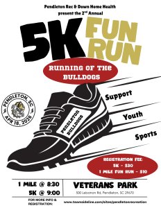 Town of Pendleton 5k/Fun Run Logo