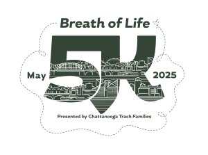 Trach Families presents Breath of Life 5K Logo