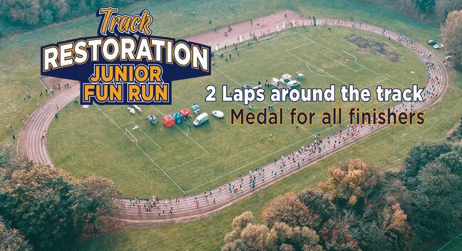 Track Restoration Juniors' Fun Run 2026 Logo