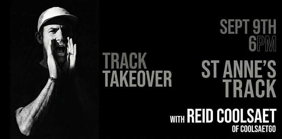 Track Takeover with Reid Coolsaet of  Coolsaetgo Logo