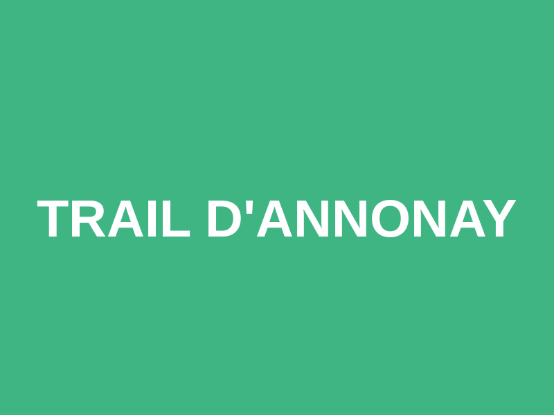 Trail d'Annonay Logo